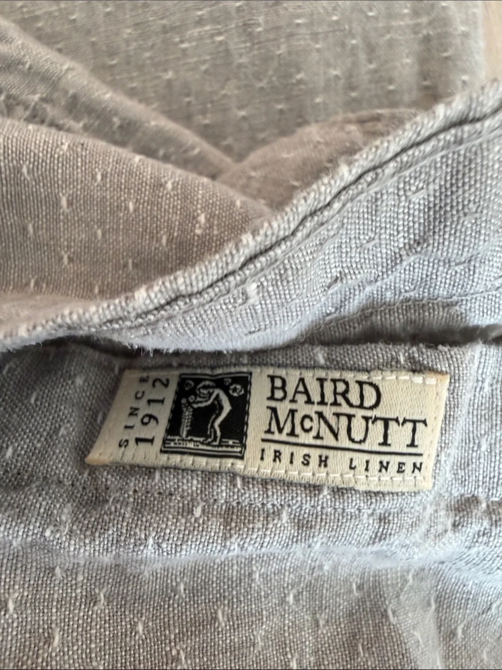 J Crew Linen Button Down Grey Large slim
